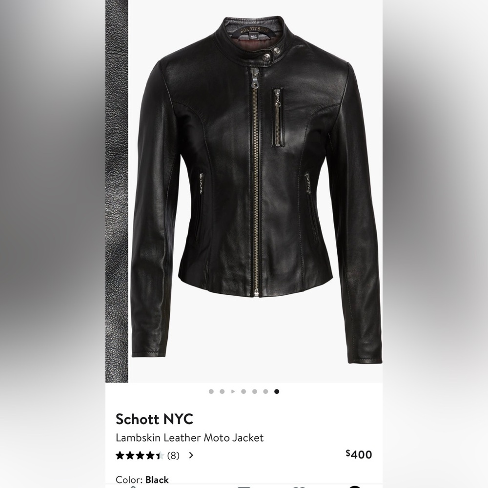 Women's Black Leather Jacket